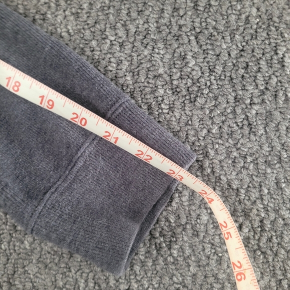 Polo ralph lauren men's size L grey fleece sweater 1/4 zip up long sleeve cotton - Picture 13 of 13